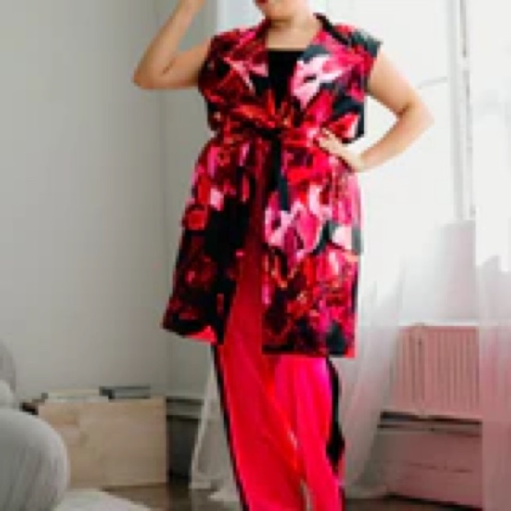 ByVinnik Pink Floral “Brava Duster”